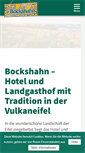 Mobile Screenshot of bockshahn.de