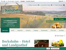 Tablet Screenshot of bockshahn.de